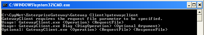 gatewayclient parameters